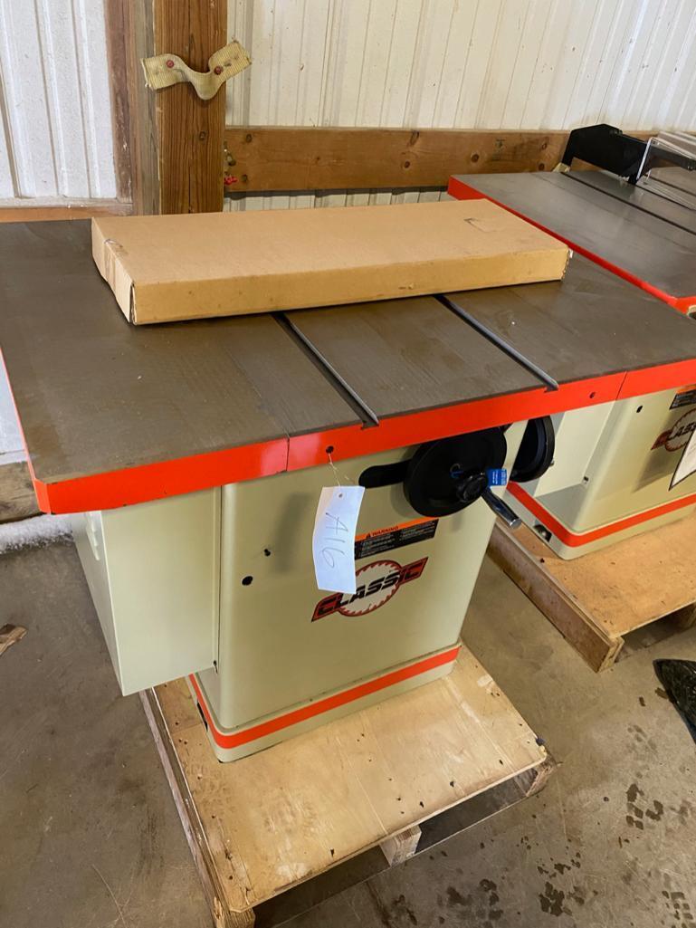 10014- Classic 10 inch Tablesaw, no motor