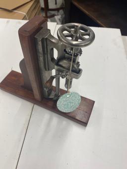 Sample or Model wall mount Drill Press rare 1 of kind