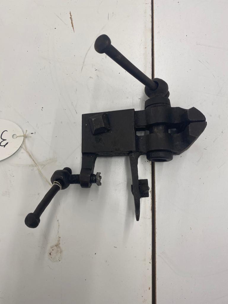 Rare Hand made Minature Vise with Anvil back end