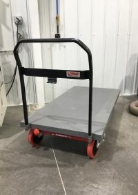 (13569F)- New 30 inch x 60 inch carts w/2 swivel casters