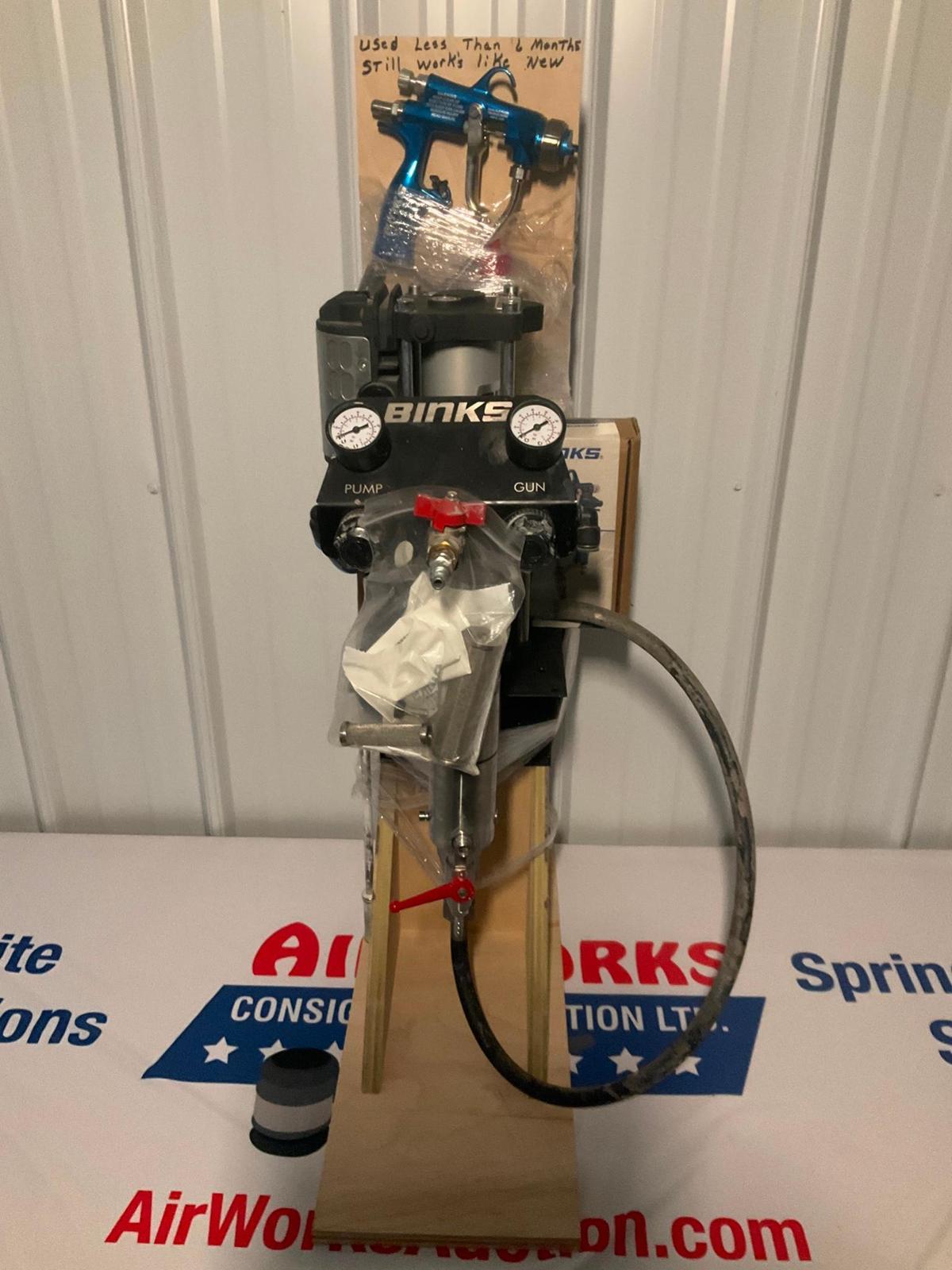 (16010) Binks Rebuilt Finish Pump