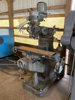 (19008)- Maxmill Vertical Mill, 220/440, Model YC-11/2VA, SN 80-075532