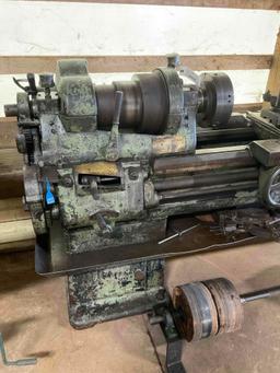(19015)- Oliver Machine Co. 36 inc metal lathe, power unit