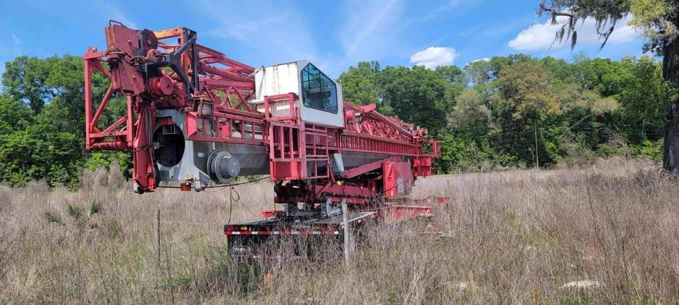 Potain Crane HDT80, and Nelson Dolly model CB-20P Boom Dolly, (Located in Fanning Springs Florida)