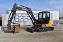 (INV50005) John Deere 60G Excavator with Grabble