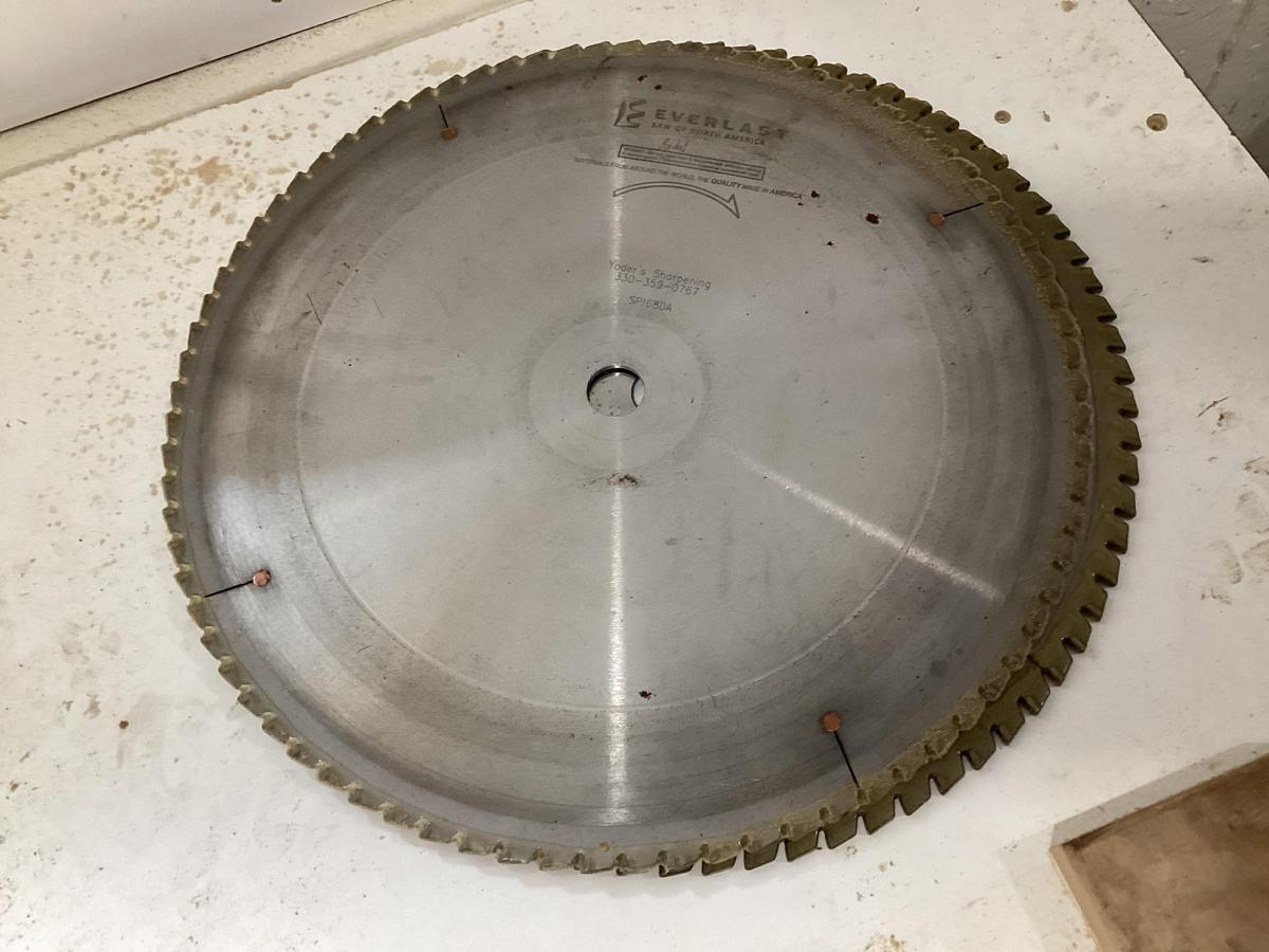 2 - 16" Everlast SP1680A Saw Blades