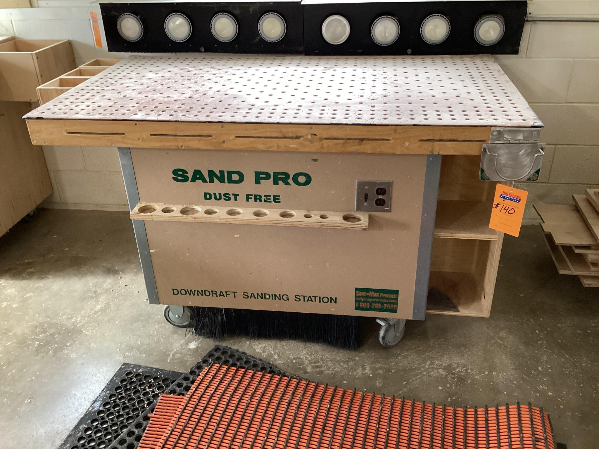 Sand Pro M6033 Down Draft Table, 33" x 60", 110 Volt