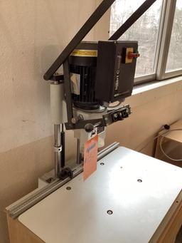Omal Insert C Hinge Drilling Machine with Stand,110 Volt, In Excellent Working Condition