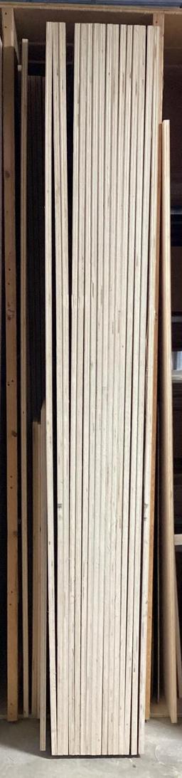 16 Pcs. 3/4" - 4x8 Maple Plywood Plus Some Partial Pcs.