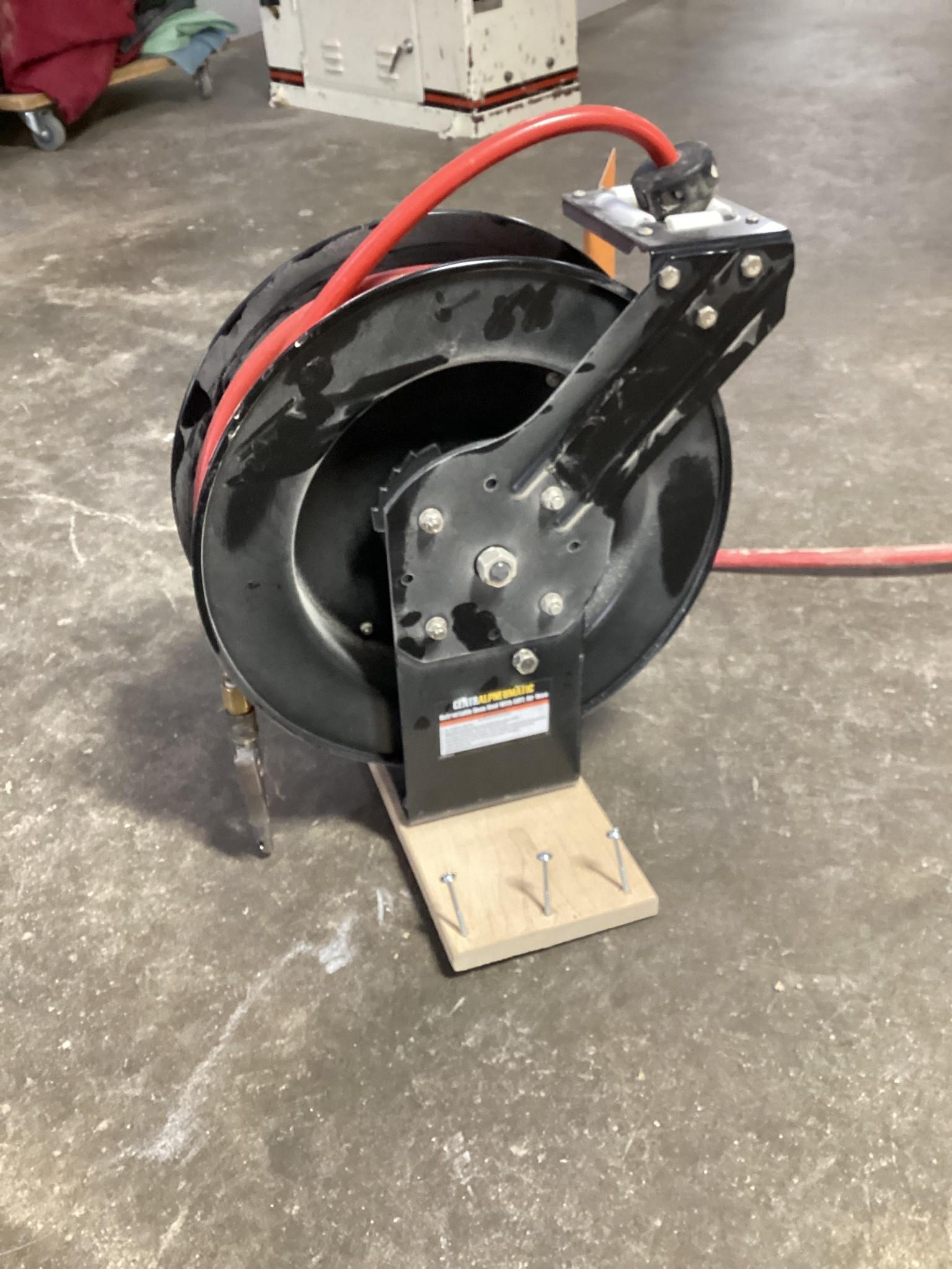 Central Pneumatic Retractable Hose Reel With 50 ft. Air Hose