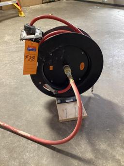 Central Pneumatic Retractable Hose Reel With 50 ft. Air Hose