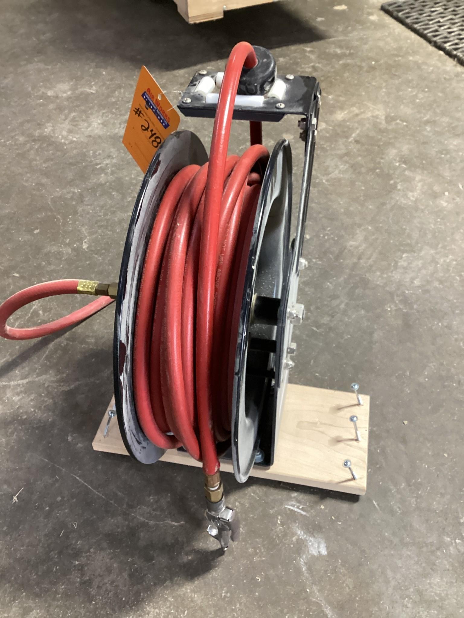 Central Pneumatic Retractable Hose Reel With 50 ft. Air Hose