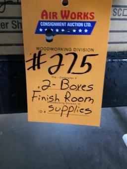 2 Boxes Finish Shop Supplies