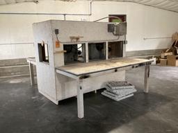 2 Fan Double Sided Sanding Station. Sells Off Site