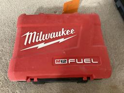 Box Lot, Milwaukee M12 Impact Driver with Charger and 2 Batteries