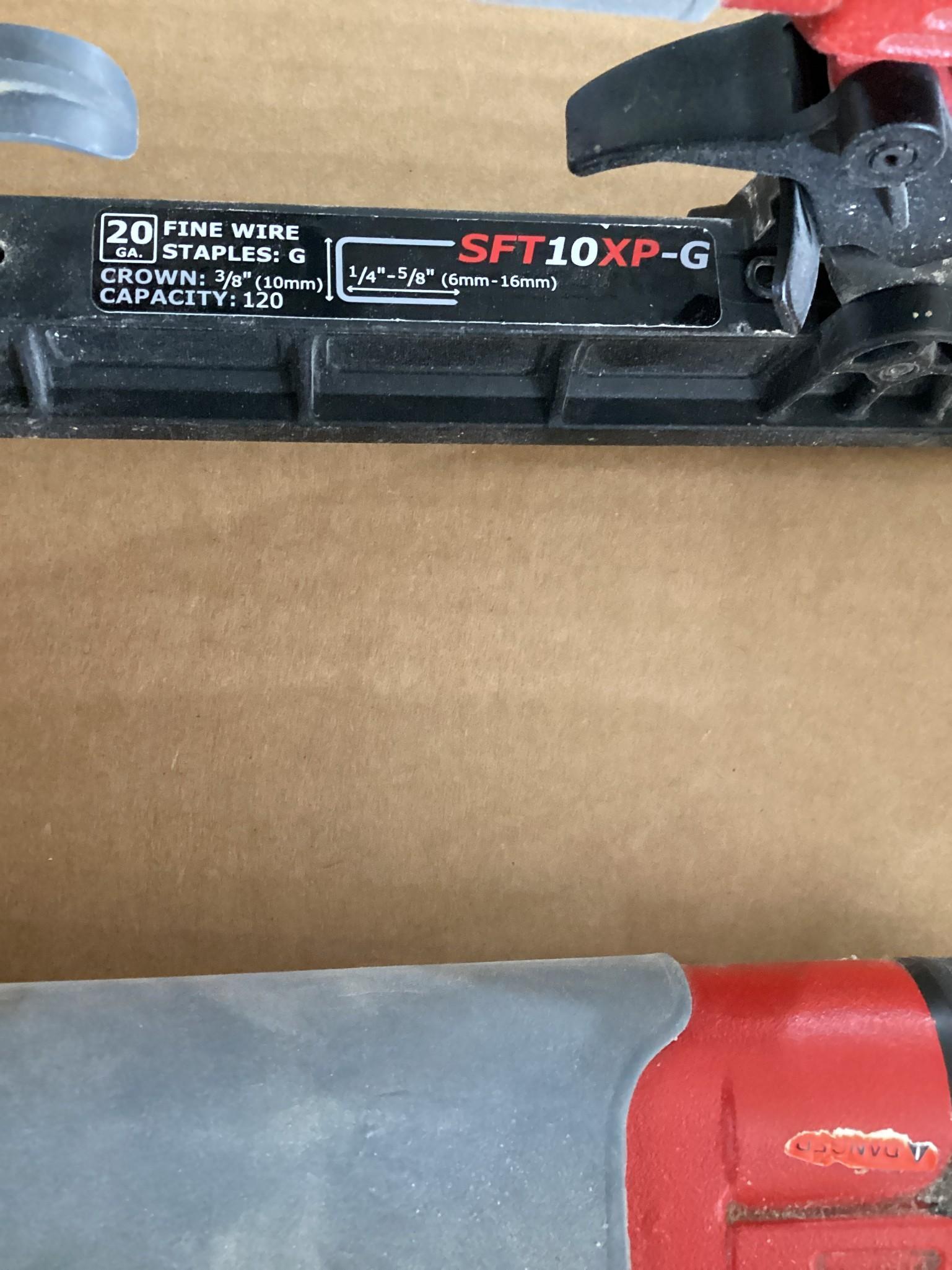 2 Senco SFT10XP Staplers 20 Ga. 3/8" Crown 1/4" to 5/8"