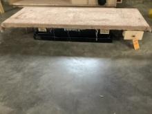 30" X 84" Knight Air Lift Table, 2000 Lbs. Capacity