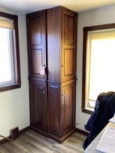 2 Elm Corner Cabinets