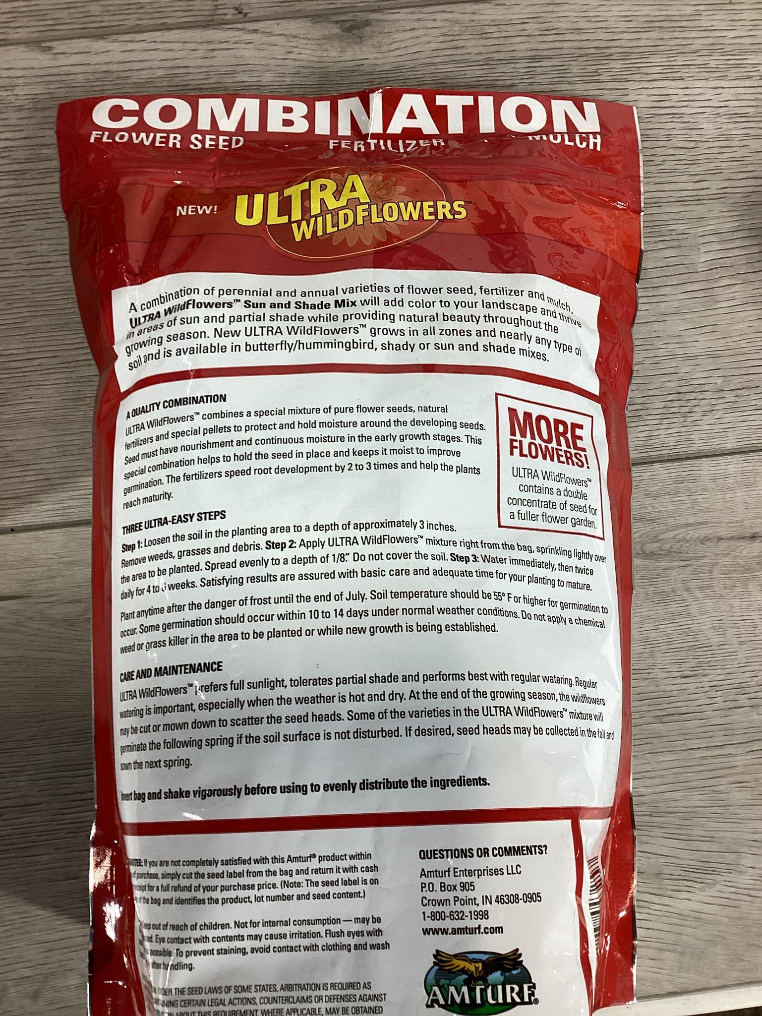 45/1.75# ULTRA WILDFLOWER MIX PRODUCT # #287.0018