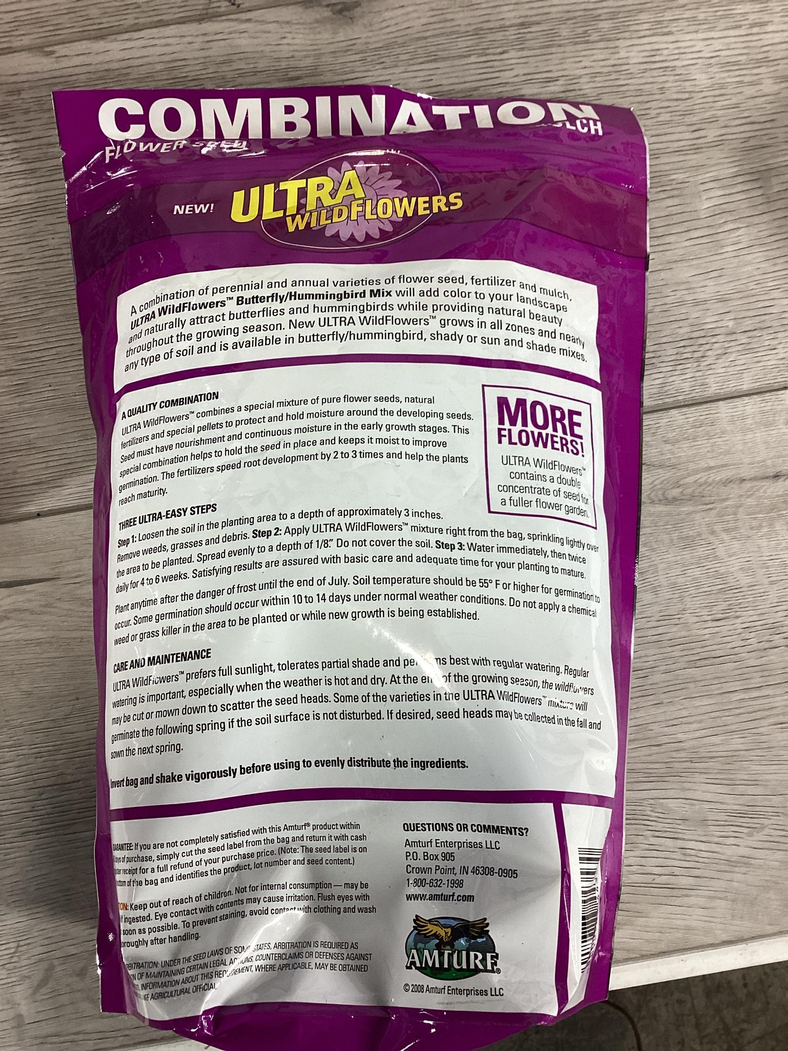 45/1.75# ULTRA WILDFLOWER MIX PRODUCT # #287.0018