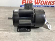 New Unused TEFC AC Induction Electric Motor, 1 Hp 230 Volt 1 Phase, 3450 rpm