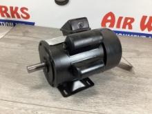 New Unused TEFC AC Induction Electric Motor, 1 Hp 230 Volt 1 Phase, 3450 rpm