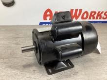 New Unused TEFC AC Induction Electric Motor, 1 Hp 230 Volt 1 Phase, 3450 rpm