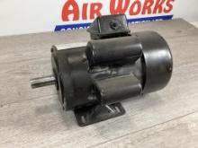 New Unused TEFC AC Induction Electric Motor, 1 Hp 230 Volt 1 Phase, 3450 rpm