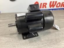 New Unused TEFC AC Induction Electric Motor, 1 Hp 230 Volt 1 Phase, 3450 rpm