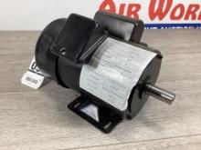 New Unused TEFC AC Induction Electric Motor, 1 Hp 230 Volt 1 Phase, 3450 rpm