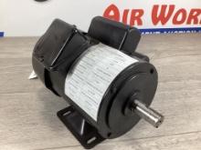 New Unused TEFC AC Induction Electric Motor, 1 Hp 230 Volt 1 Phase, 3450 rpm