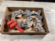 Box lot of corner clamps