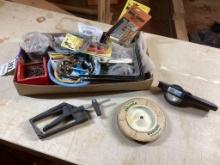 Box lot of miscellaneous fasteners and hardware