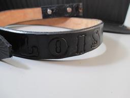 Tooled Leather Belt