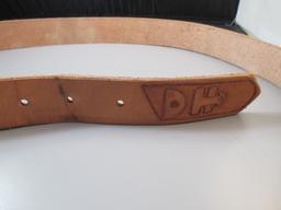 Tooled Leather Belt