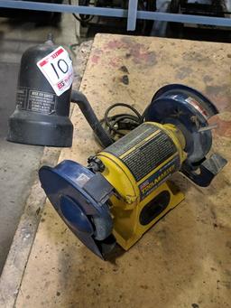 Lincoln Tool Master 6 Inch Bench Grinder w/Lamp, Model: LTG6, 1/5 HP,3450 R