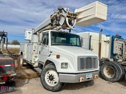 2002 Freightliner FL80 4x2 w/ altec D945 derrick digger truck