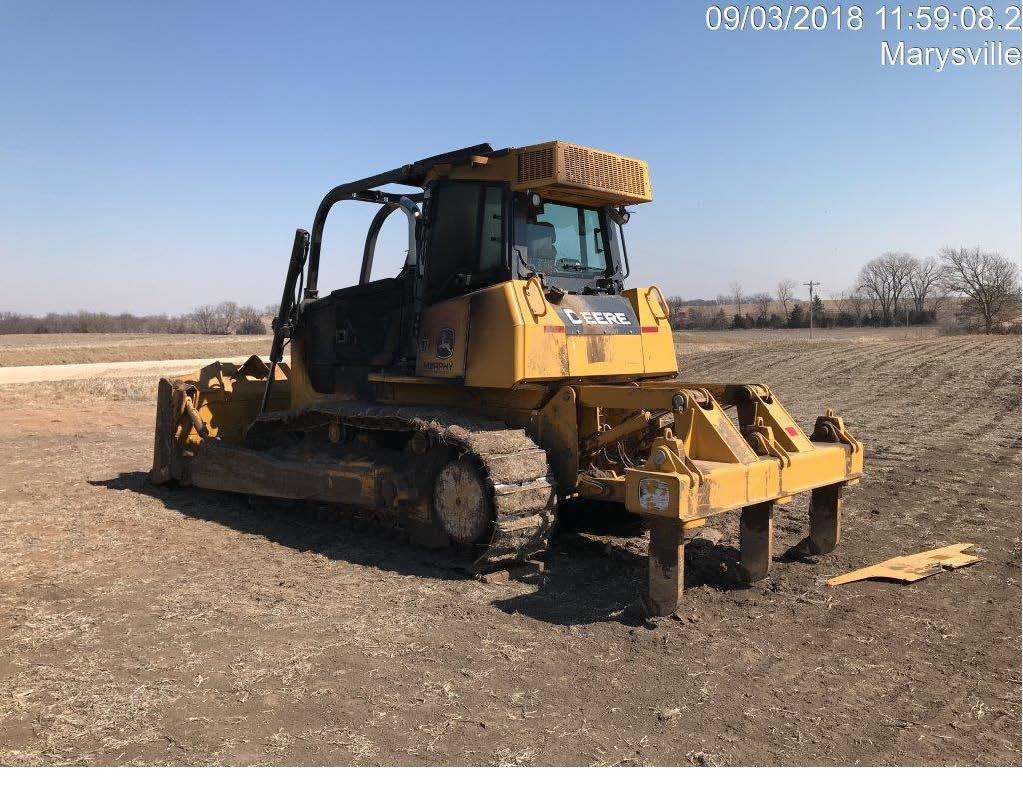 Insurance Claim 2014 John Deere 850K Crawler Dozer