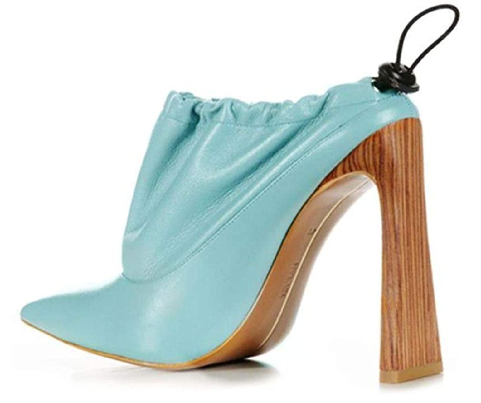 Qty. 3 - Yevrah Diver Pale Blue Heel, Made in Brazil, X $