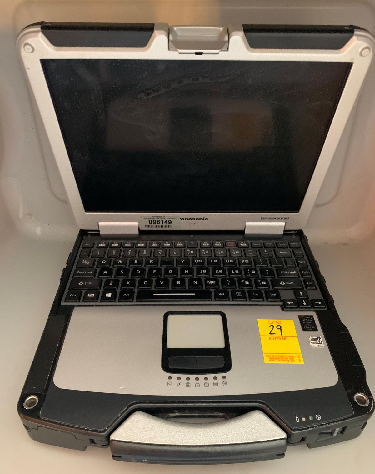Qty. 5 - Panasonic Toughbook CF-31 (No Power Supply, missing side cover) X $