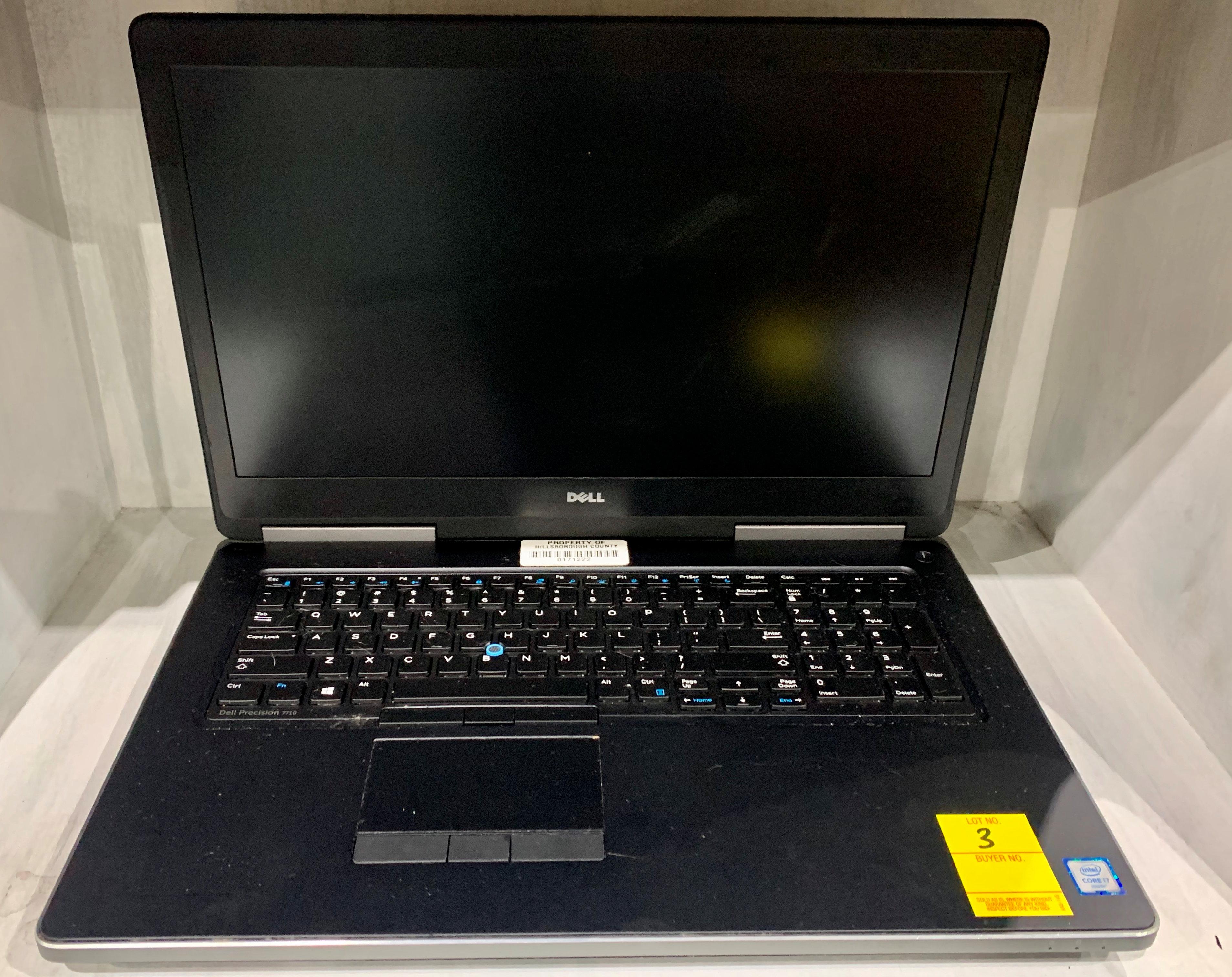 Qty. 3 - Dell Precision 7710 Core i7 (No Power Supply) X $