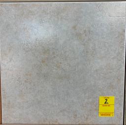 12" X 12" GRAY STONE LOOK, CERAMIC TILES, QTY. 1122 sq. ft. X $