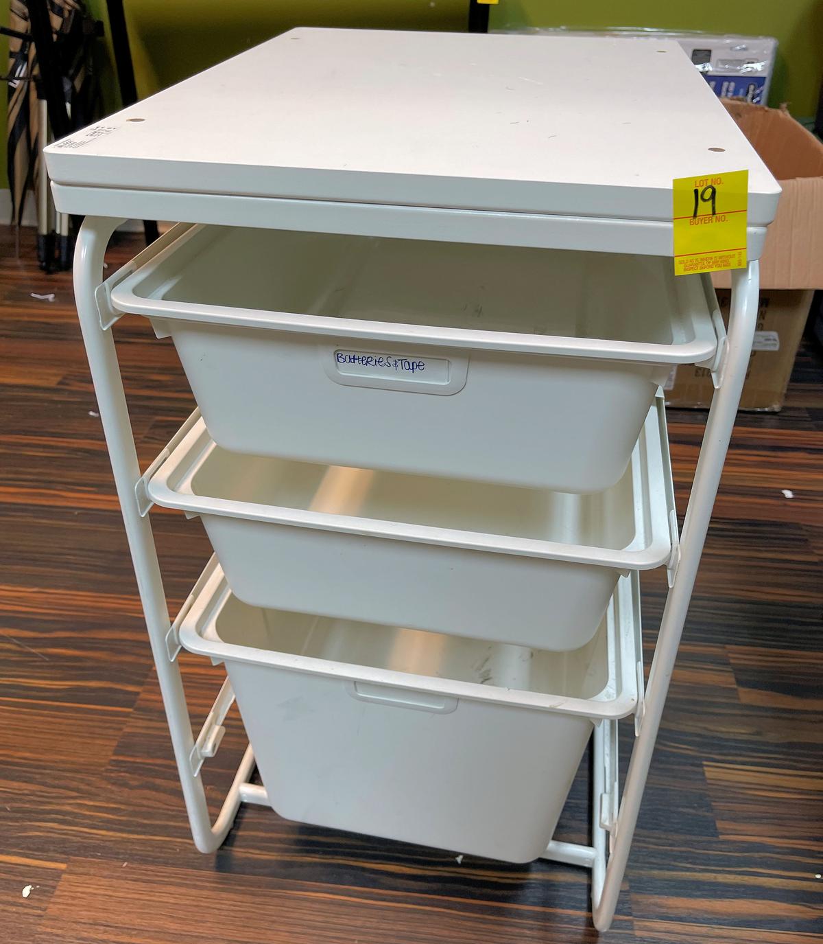 WHITE IKEA SHELF / ORGANIZER