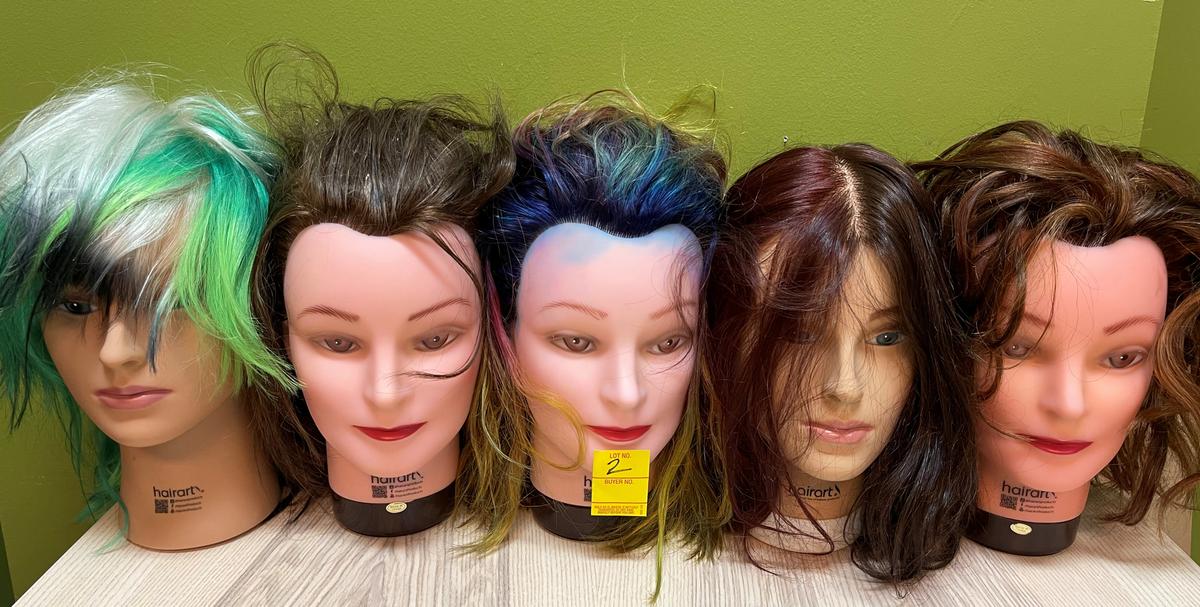 Qty. 5 - MANNEQUIN HEADS, X$