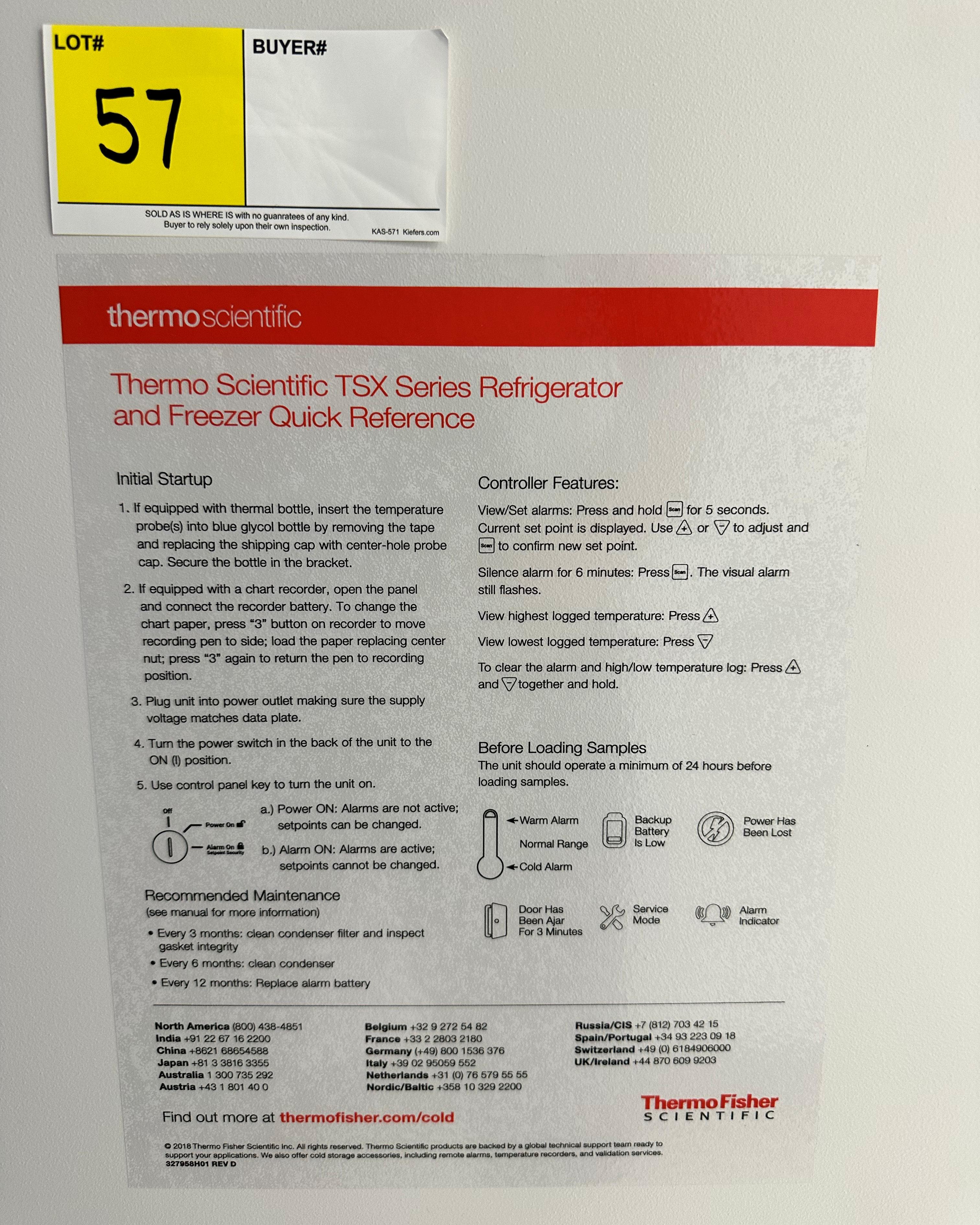 THERMOSCIENTIFIC TSX SERIES POWERED BY V-DRIVE (MODEL TSX 1230FA)