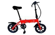 E-TEK BOLT E-BIKE, MODEL: BLT250RD, RED (FOLDABLE)