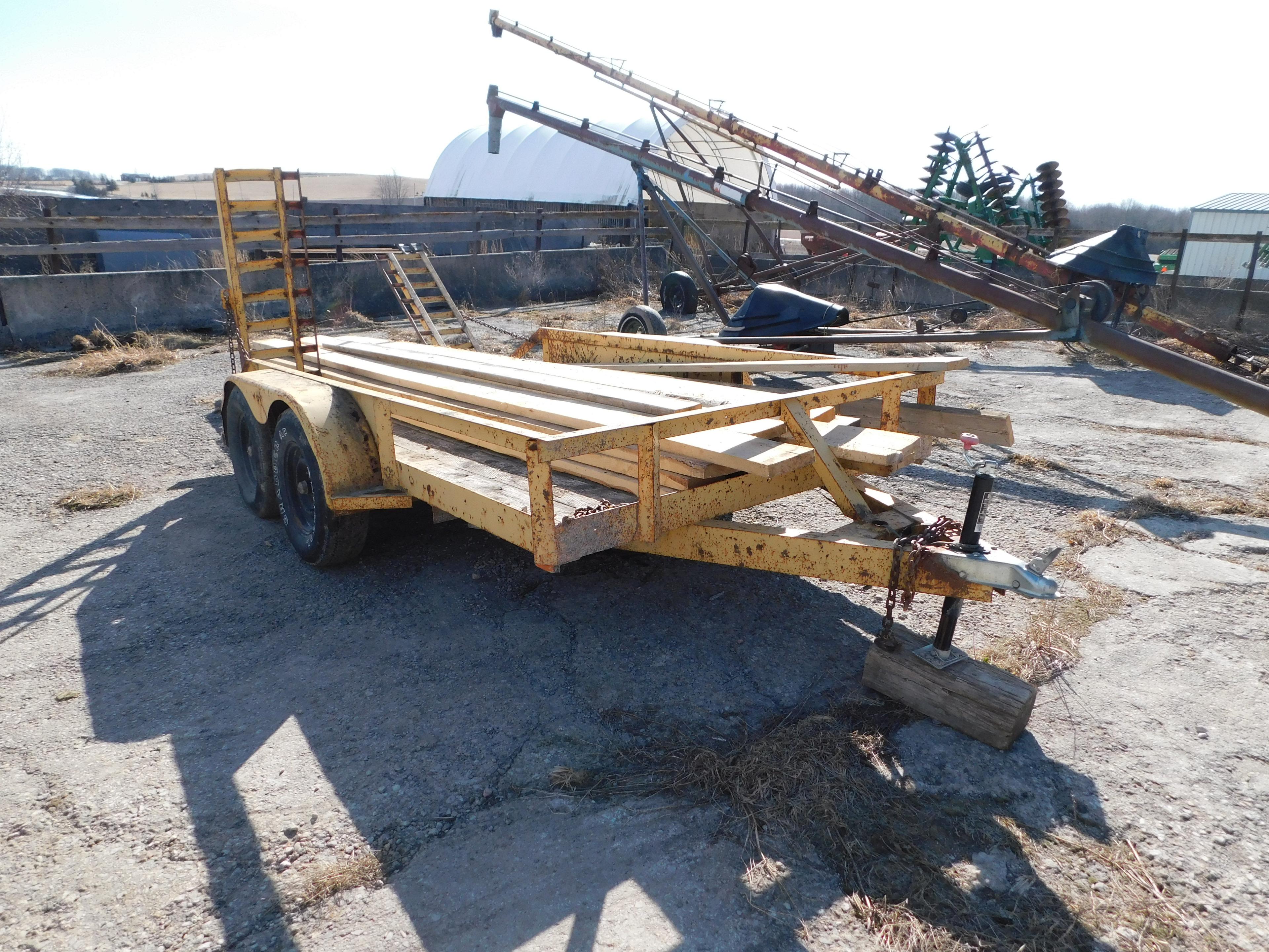 Tandem Axle Tow Behind Trailer