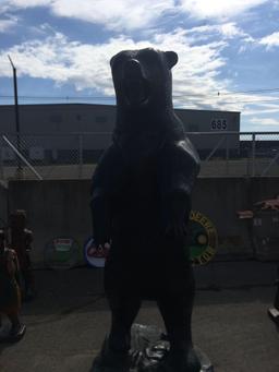 Aluminum Black Bear Statue
