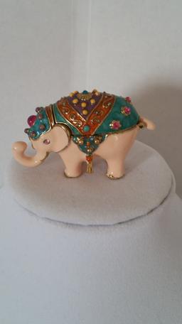 Monet Enameled Elephant