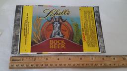 Schell beer unused Can advertising